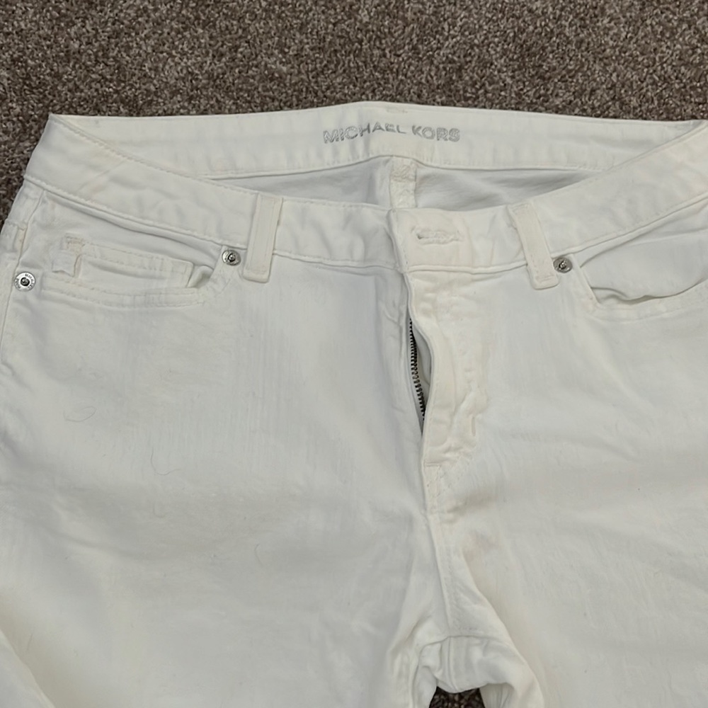 Micheal kors white jeans